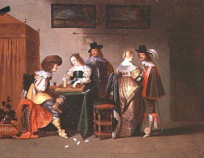 Backgammon Players by Christoffel Jacobsz van der Lamen